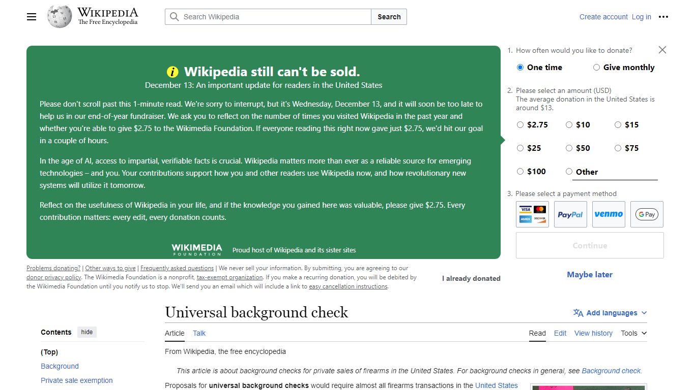 Universal background check - Wikipedia